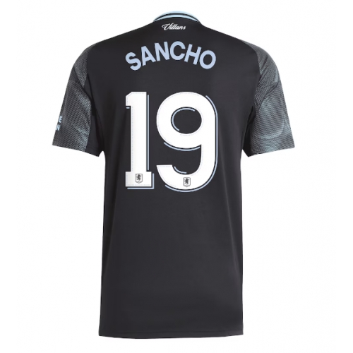 Billige Fotballdrakt Aston Villa Jadon Sancho #19 Replika Bortedrakt 2025-26 Kortermet Billige Fotballdrakt Aston Villa Jadon Sancho #19 Replika Bortedrakt 2025-26 Kortermet